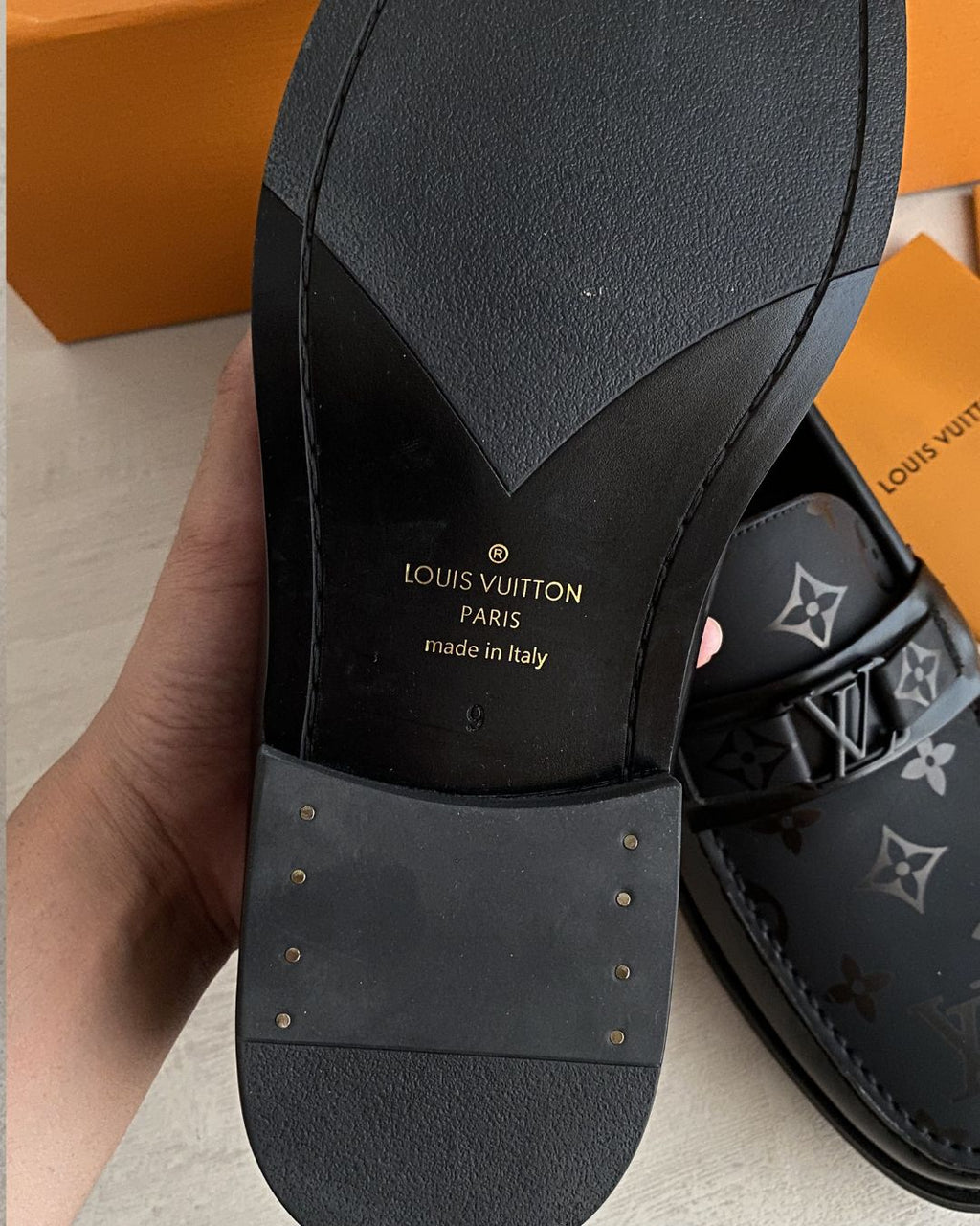 Louis Vuitton Major Loafer Black