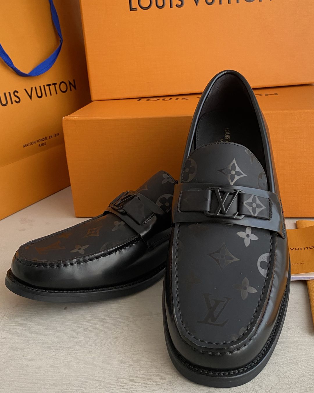 Louis Vuitton Major Loafer Black